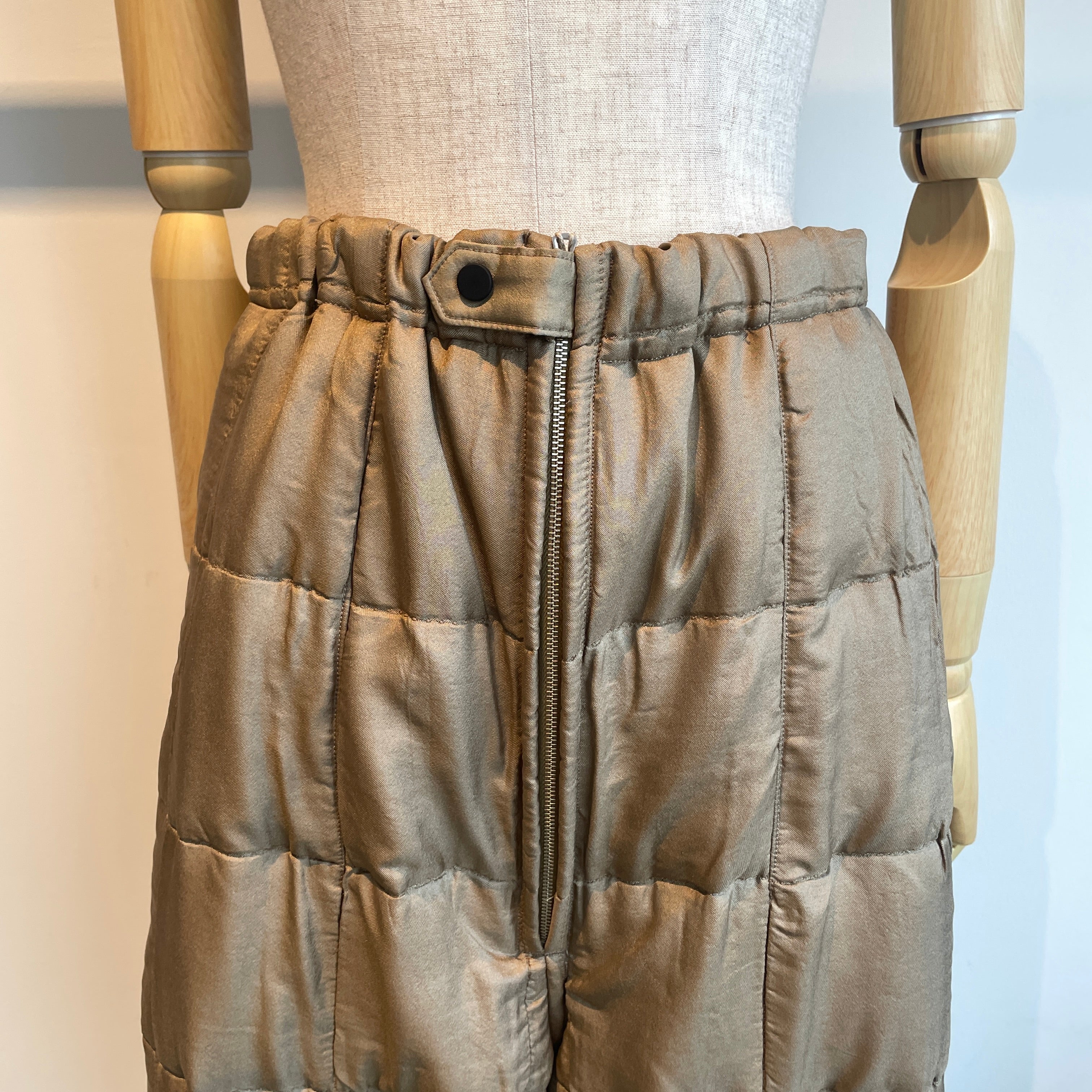 HAVERSACK //シルクキルティングワイドイージーパンツ 462533