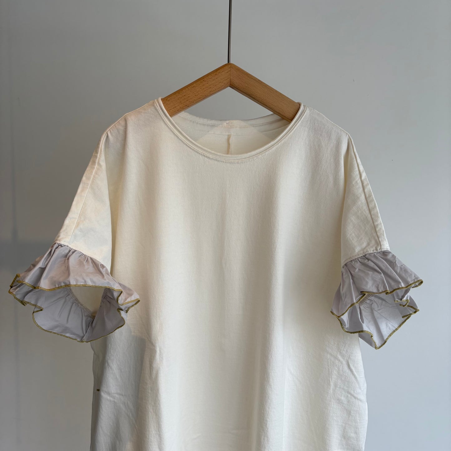 qiri//タイプライター frill one-piece