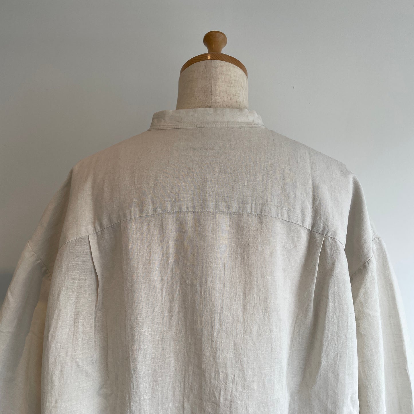 Aさま専用handsofcreation //CV100/2✕ 60/cotton/LinenCloth バンドカラーシアブルゾン　01610403