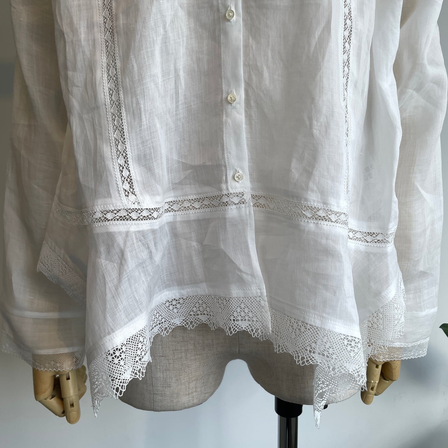 NATIVE VILLAGE//No.6 寂静 ロングスリーブレースブラウス　31261-06207