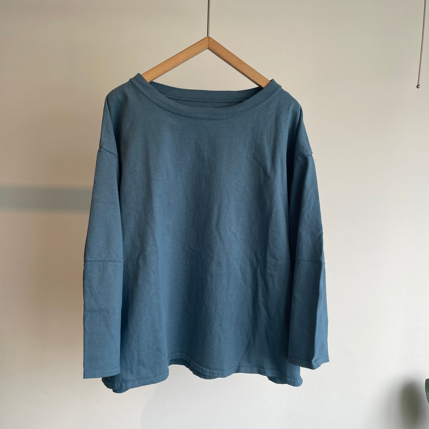 handsofcreation //USA18/-天竺ショート丈ゆるフレアT 01610806