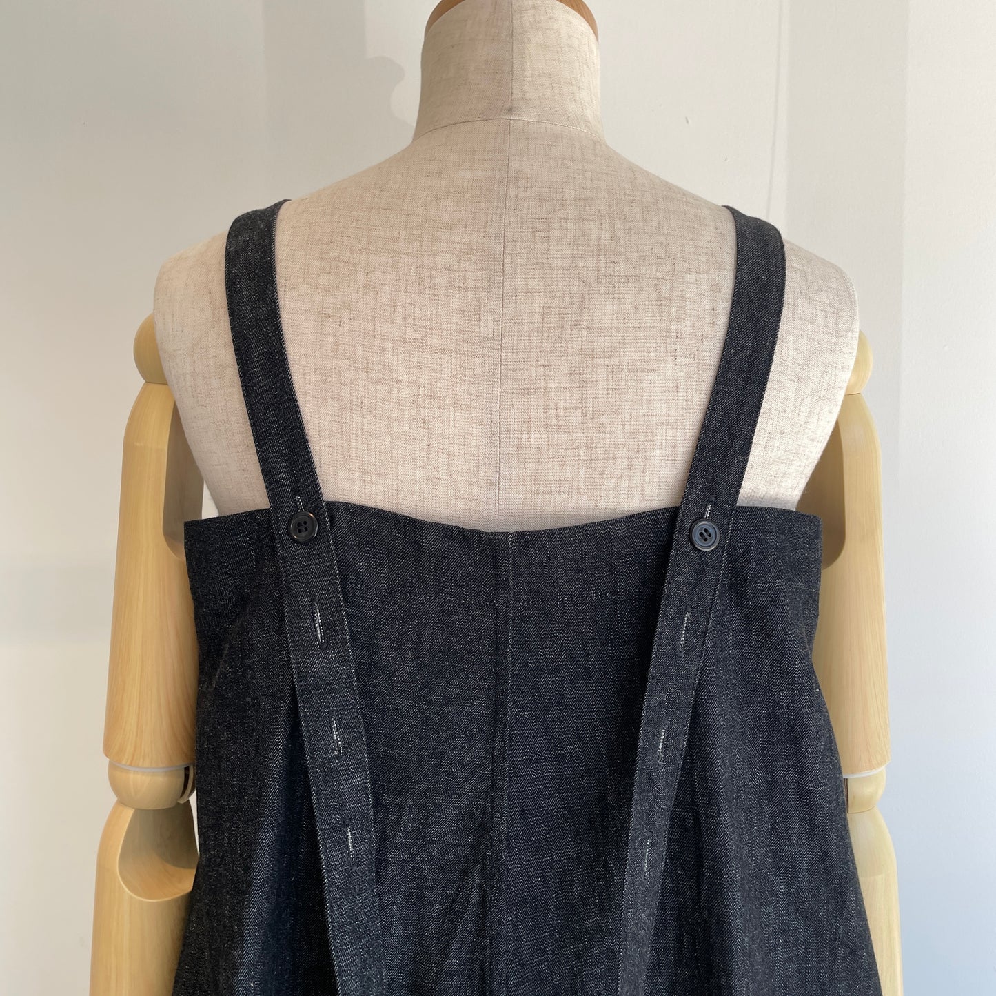 HAVERSACK // 8.5 0Zライトデニム ロングサロペットスカート　662621