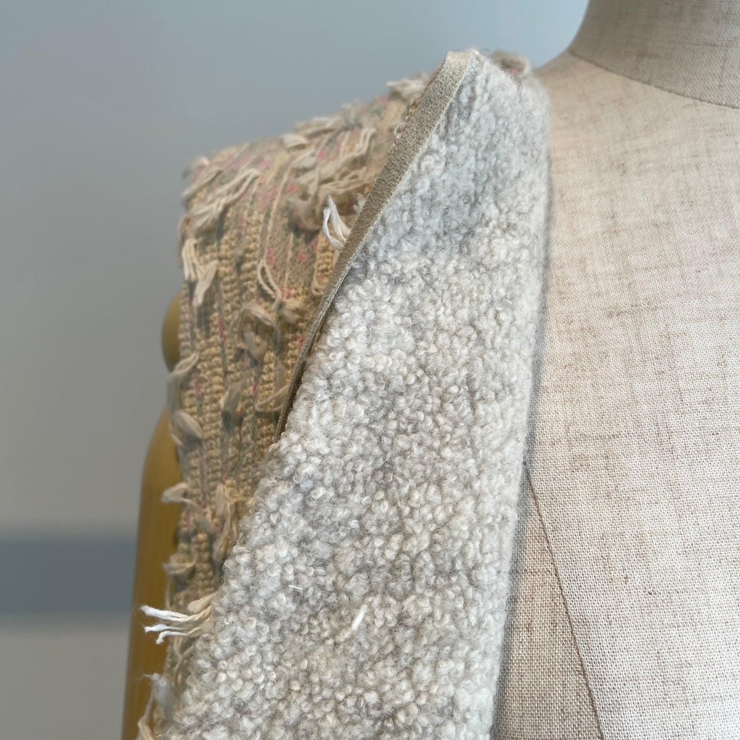 qiri //mineral リバーシブルベスト 6301BL012252