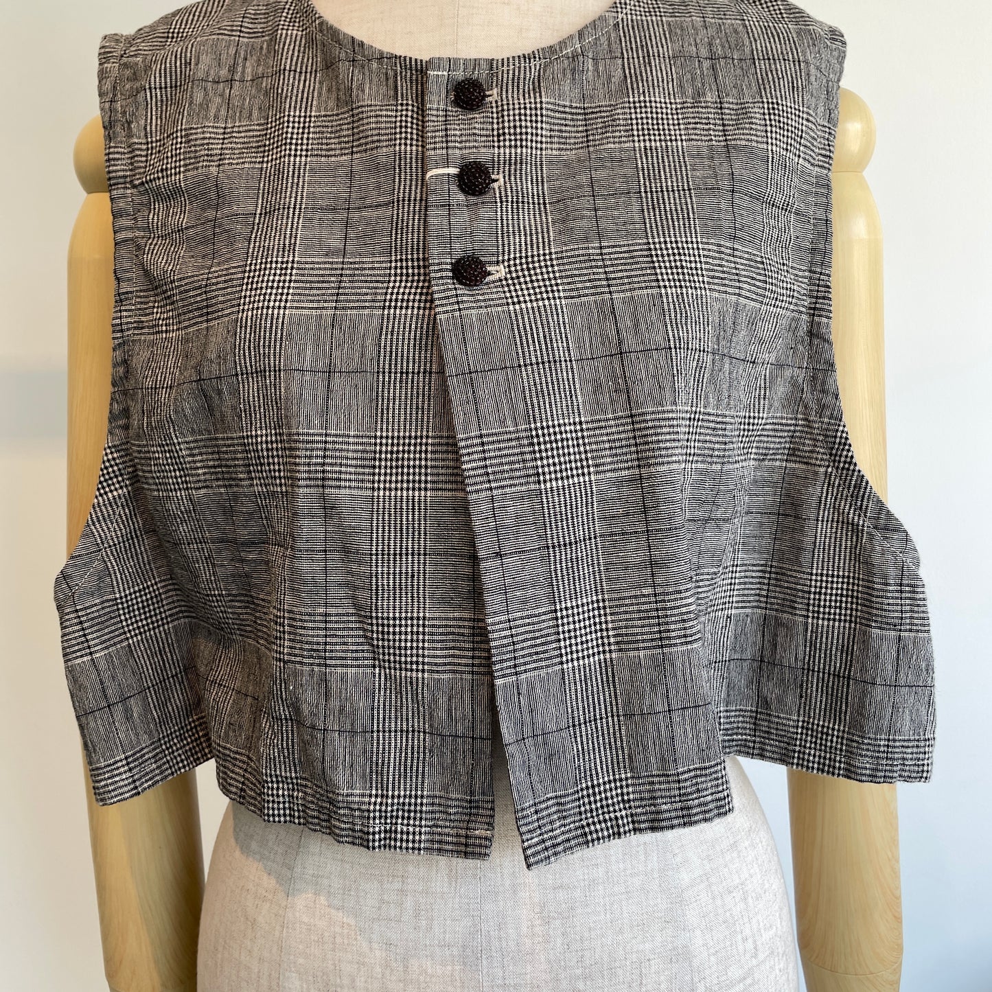 buoy buoy//コットン/リネン POPLINワッシャー MINI ベスト　2701JK003261