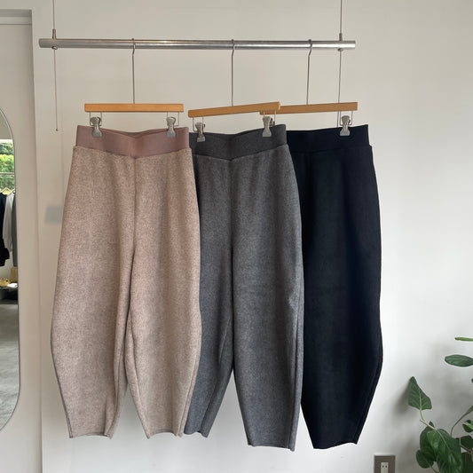 ALWEL// FLEECE PEG PANTS AL-26AW FLEECE-6