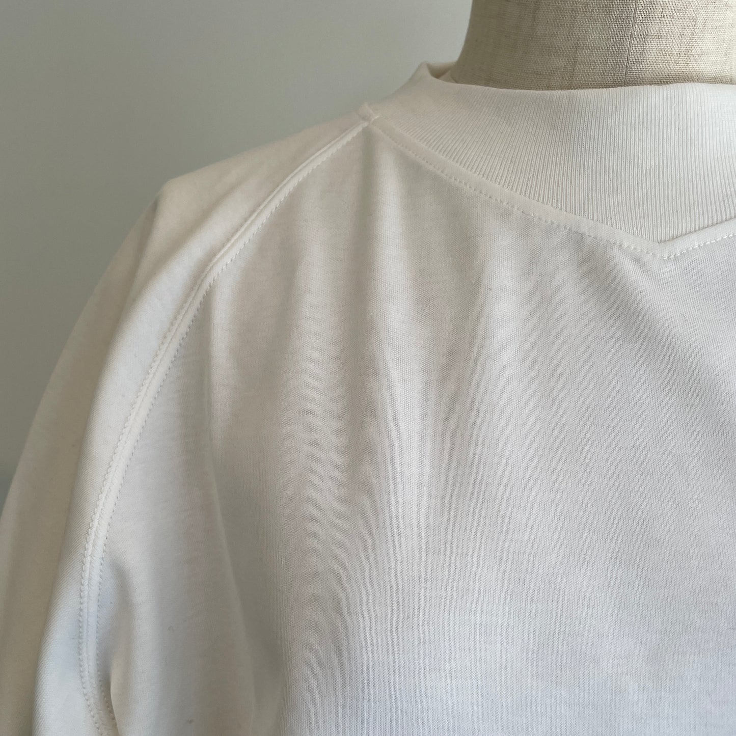 HAVERSACK //強撚スムースクルーネッククロップドラグランシャツ612601