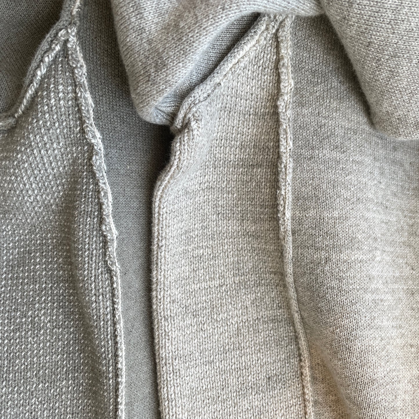 UNDYED //KNIT WFACE TRIM CREW