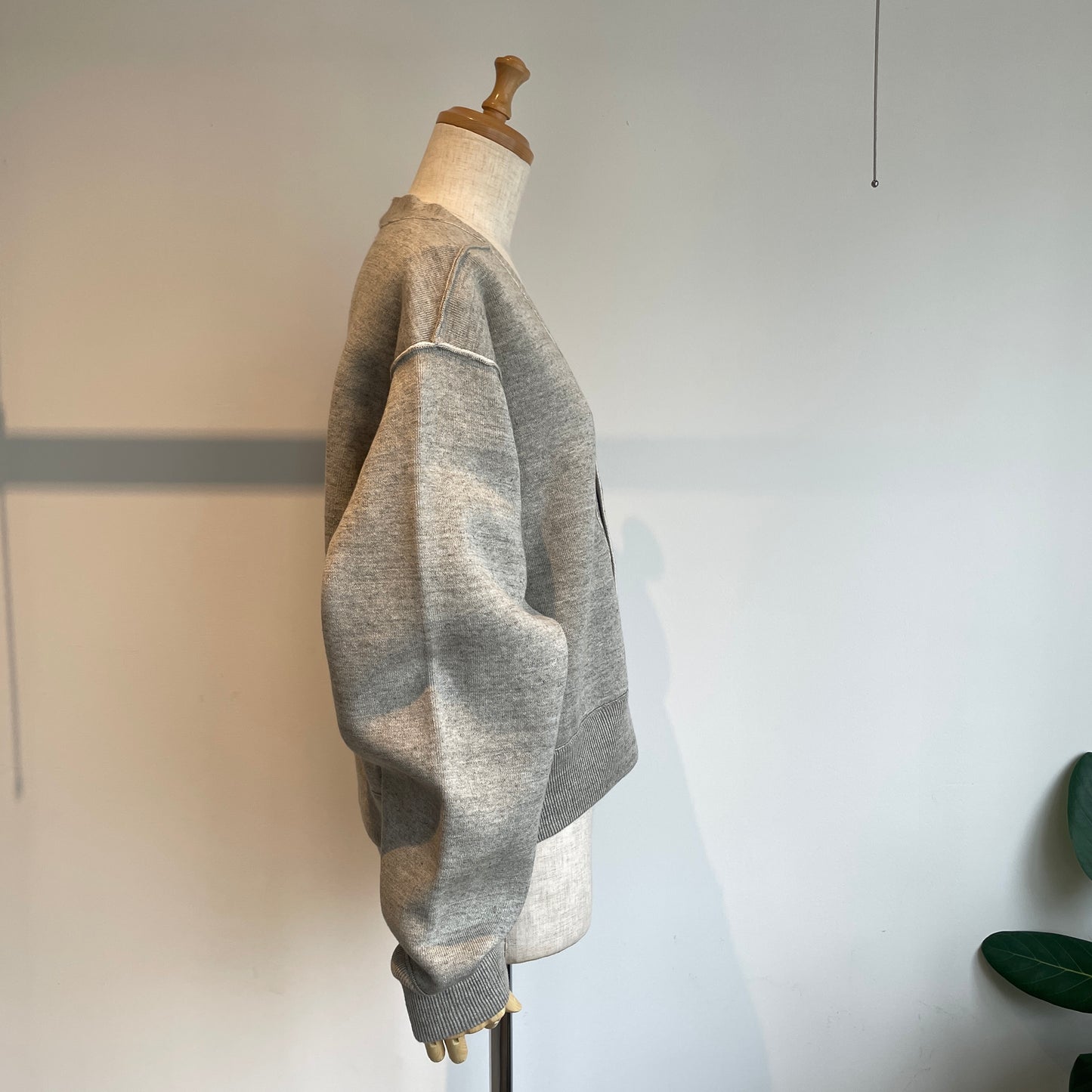 UNDYED //KNIT W FACEカーディガン　　UNS23ANCD042