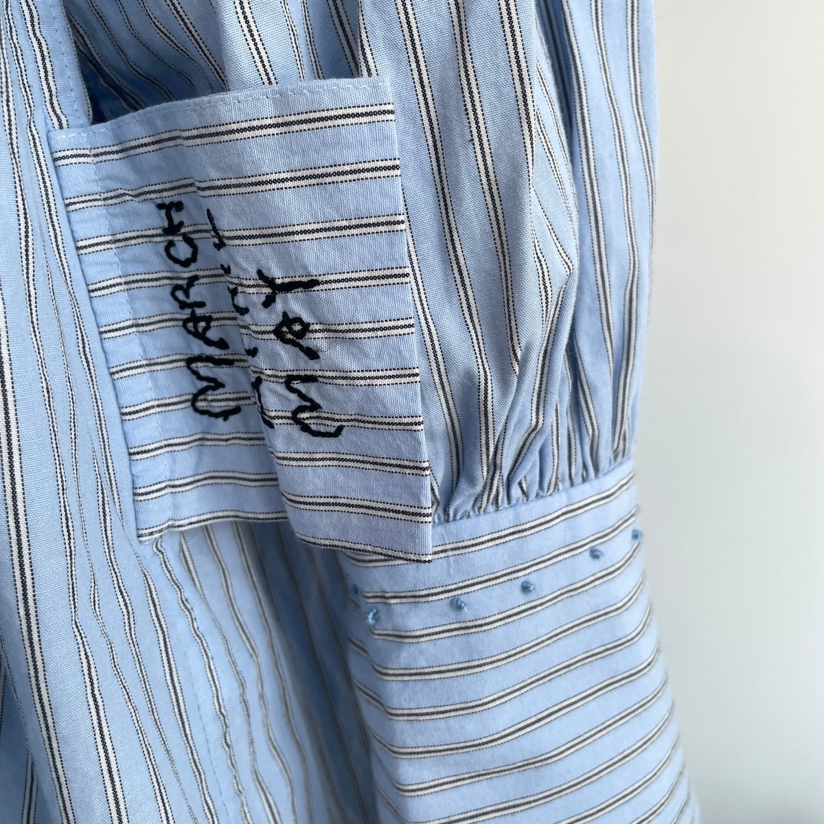 MarchAprilMay//param shirts パラムシャツ(バックオープンシャツ)