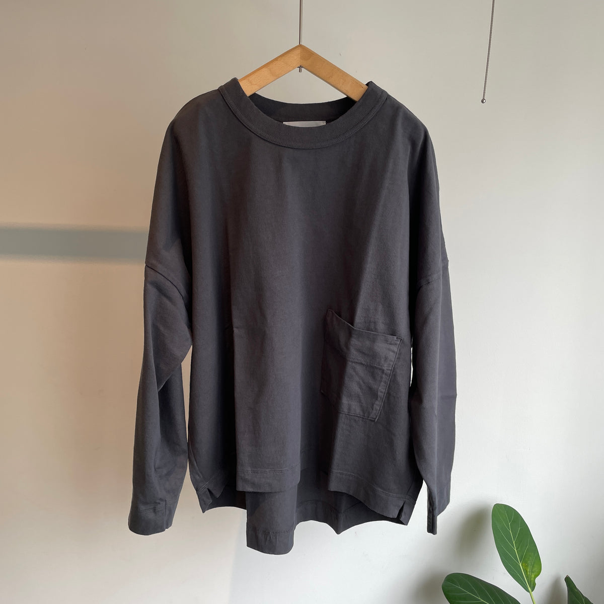 handsofcreation//16/-JPN天竺ドロップショルダーポケットPO 02640827