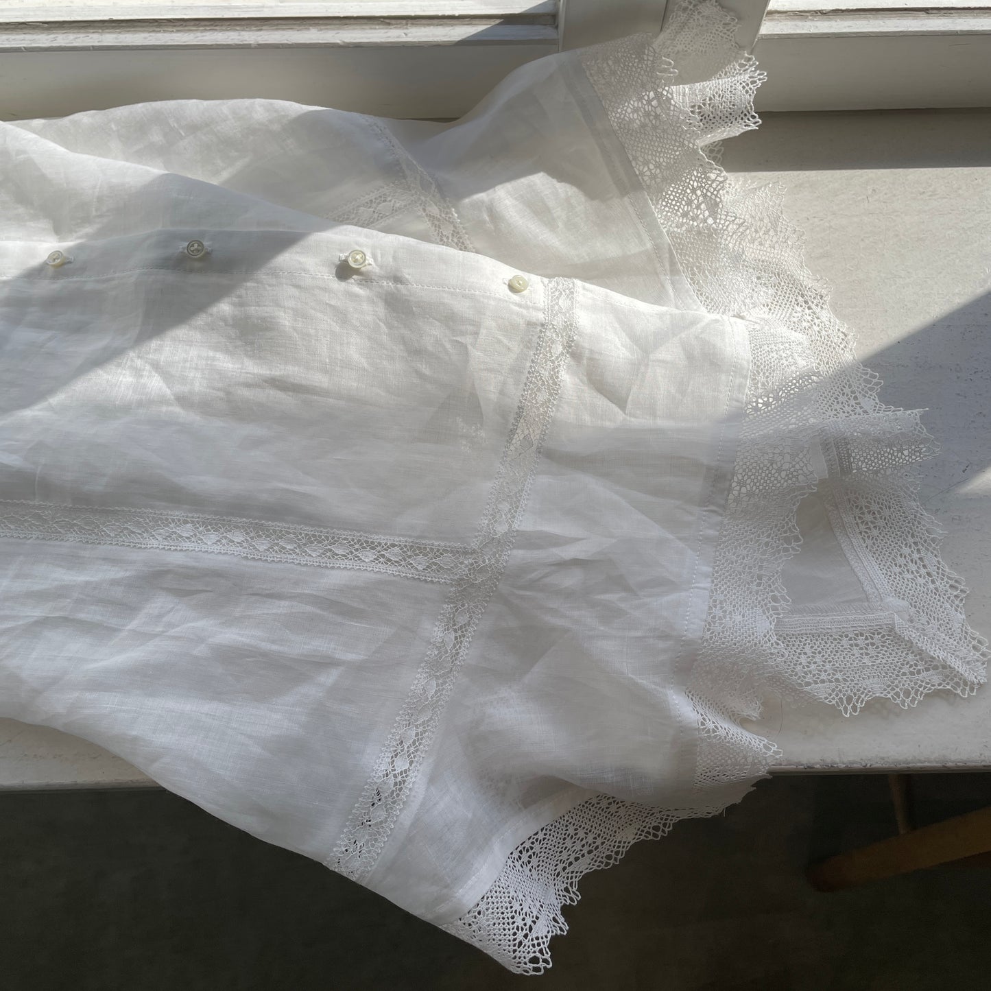 NATIVE VILLAGE//No.6 寂静 ロングスリーブレースブラウス　31261-06207