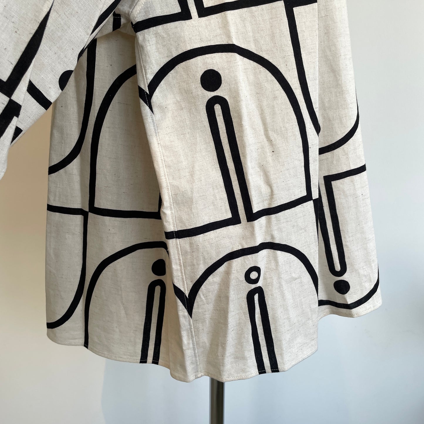 HAVERSACK //ウッドブロックプリントプルオーバーシャツ　622602