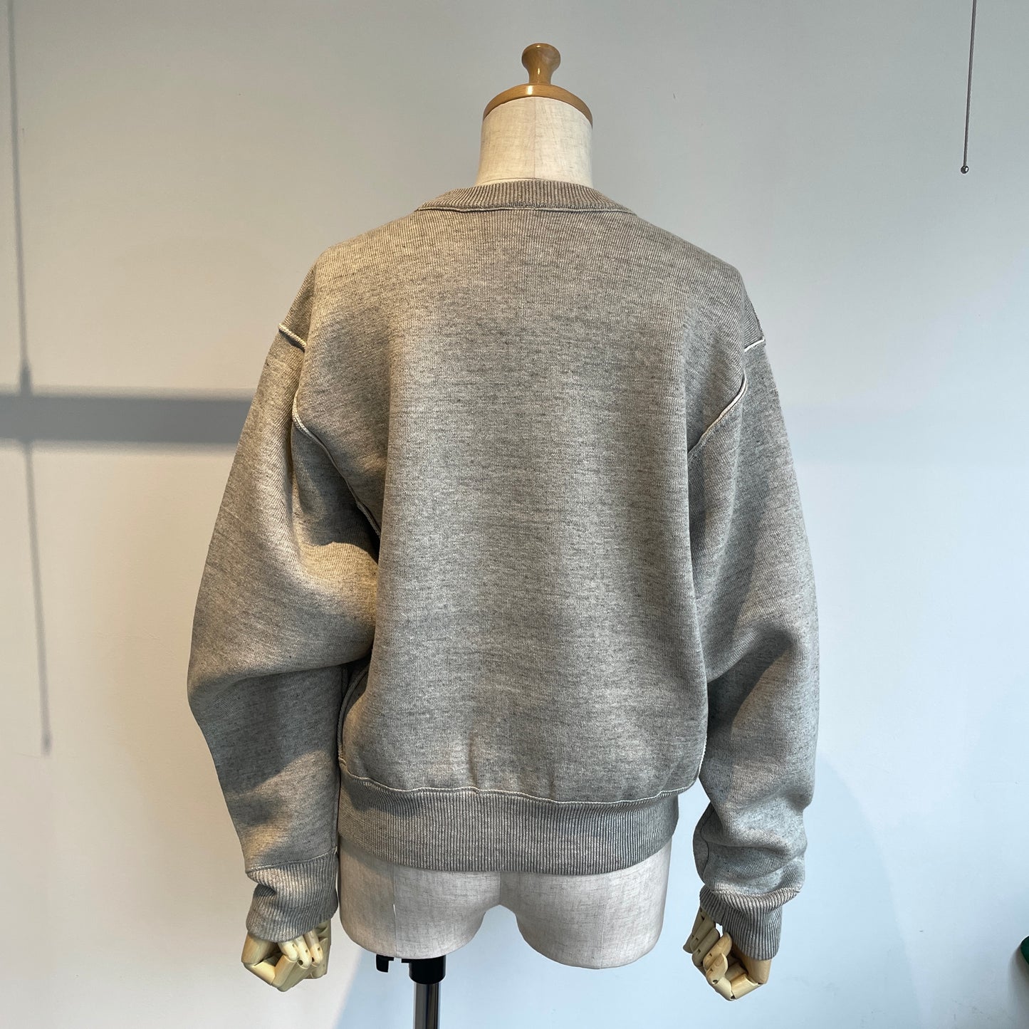 UNDYED //KNIT W FACE TRIM CREW PO USN24SKC060