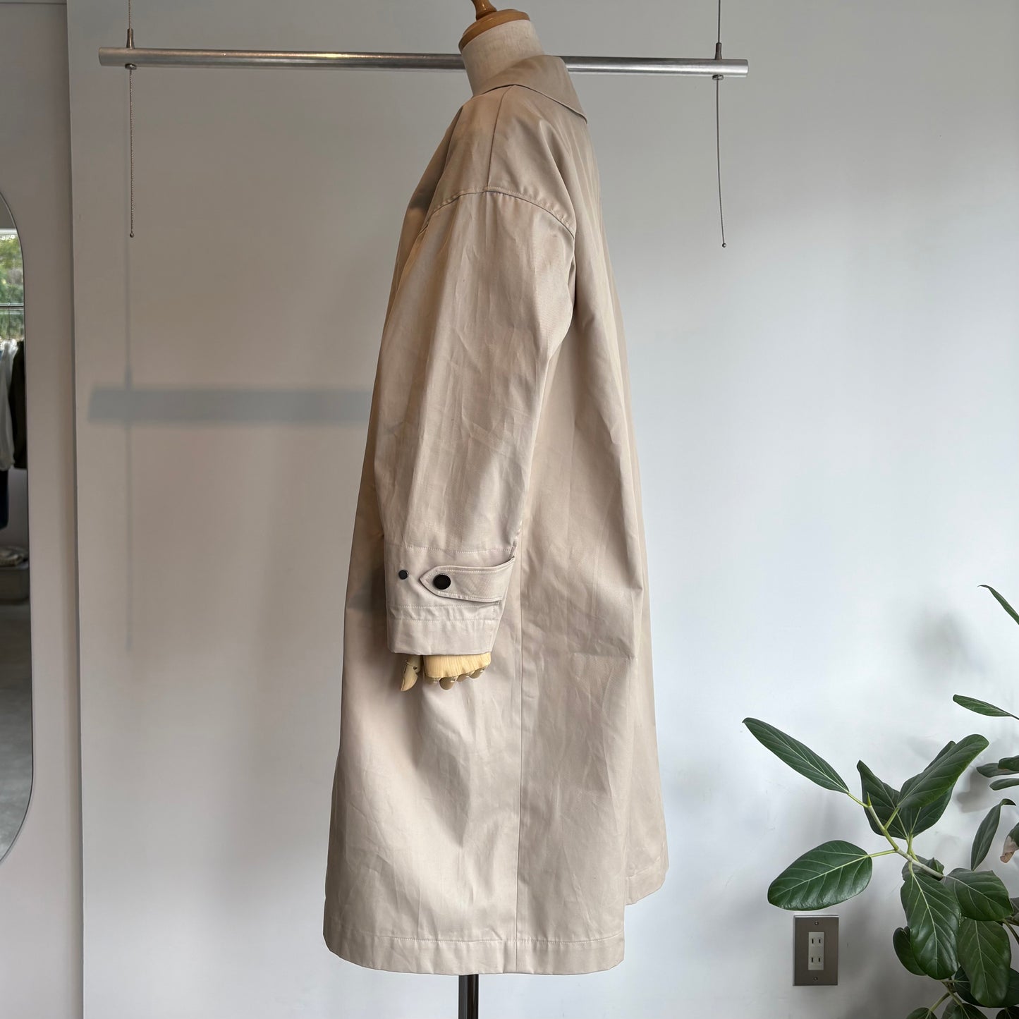 handsofcreation//2/60シャンブレーギャバ撥水ステンコート　2610001