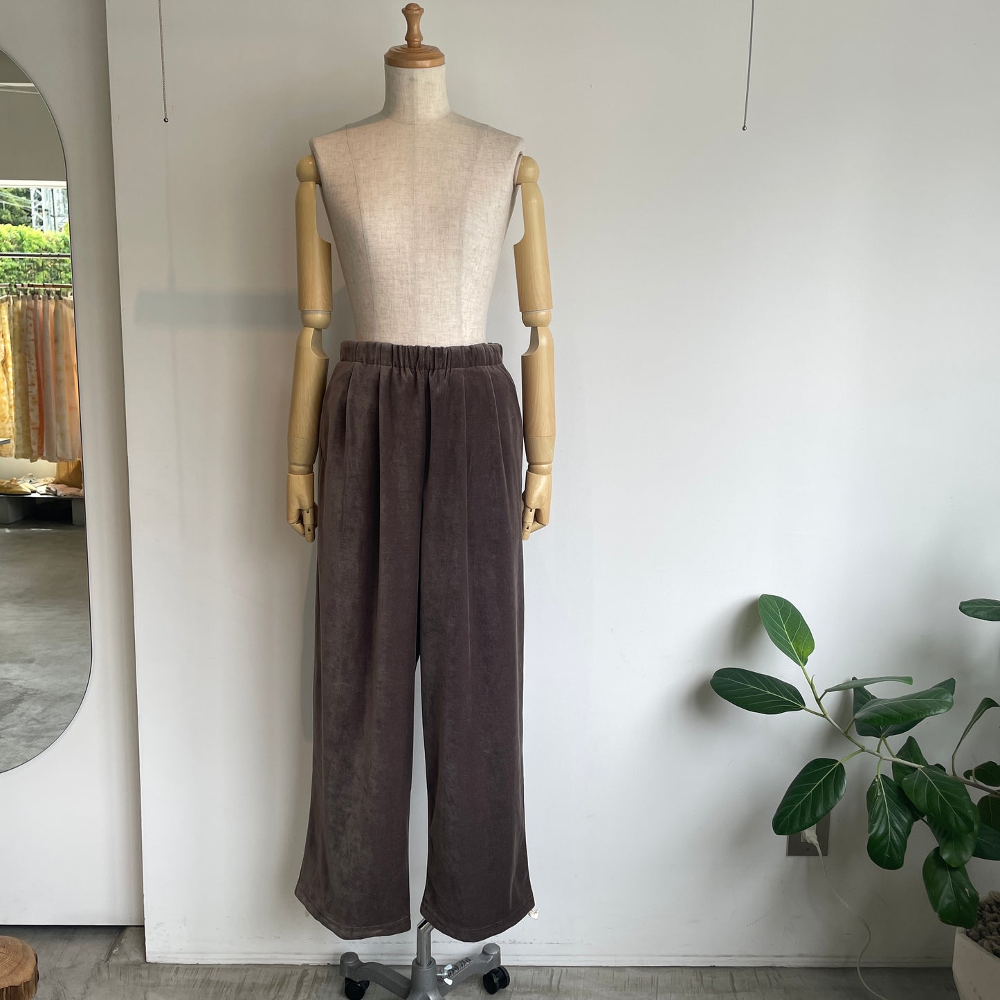 handsofcreation//綿ベロアタックパンツ 01640865