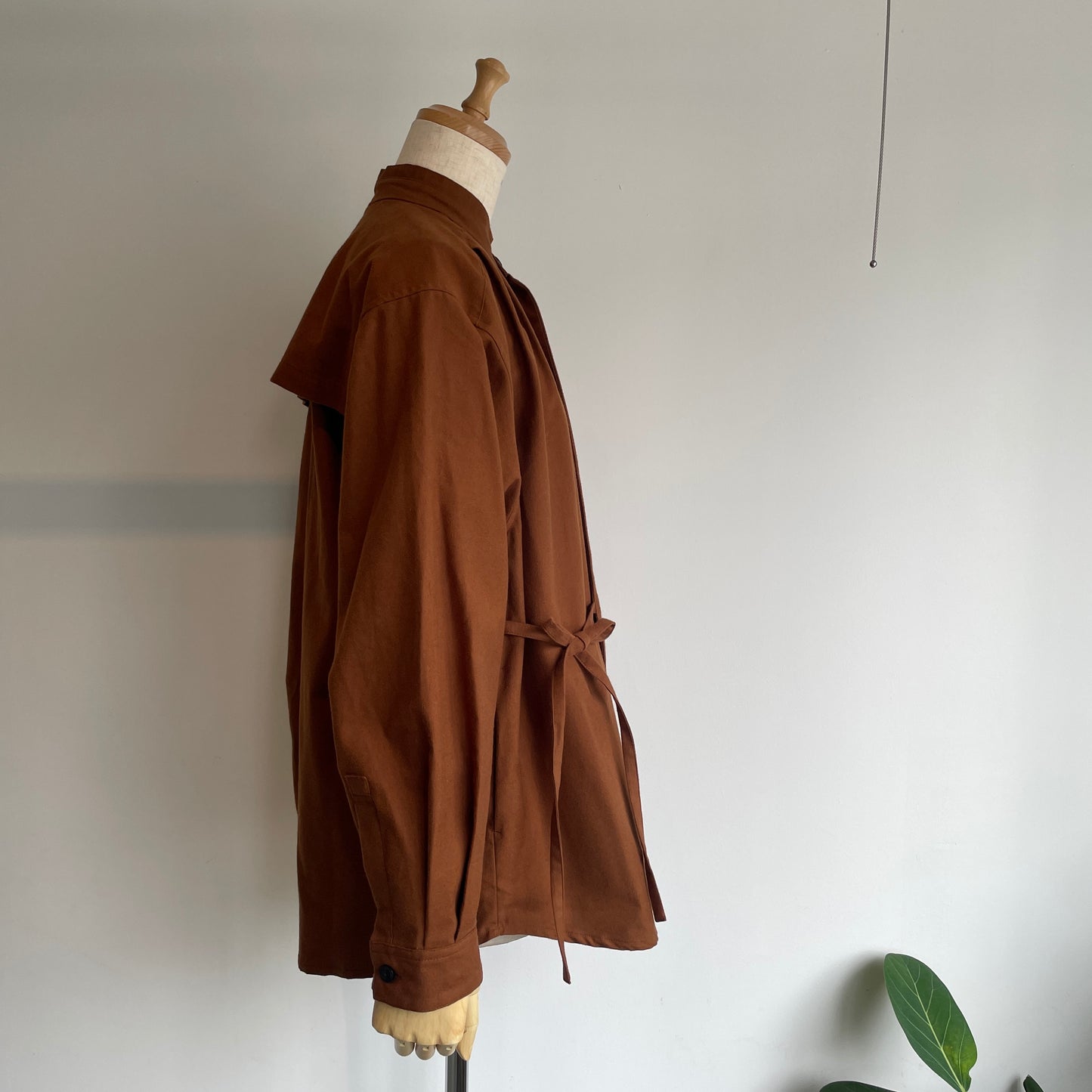 buoy buoy//SUEDE TOUCH FLANNELシャツ　2701BL009262