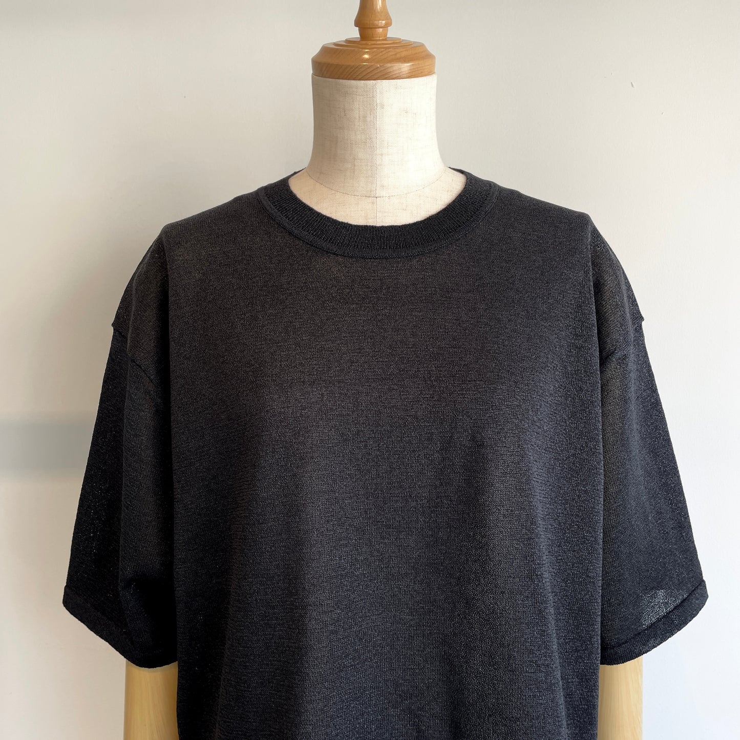 yuni //12G和紙/pehalf sleeves knit Tシャツ　1701KN006261