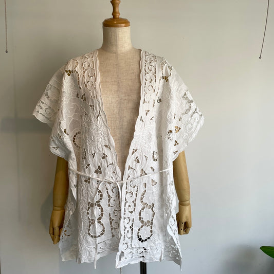 heriter//cutwork parts gilet H0-00-3029