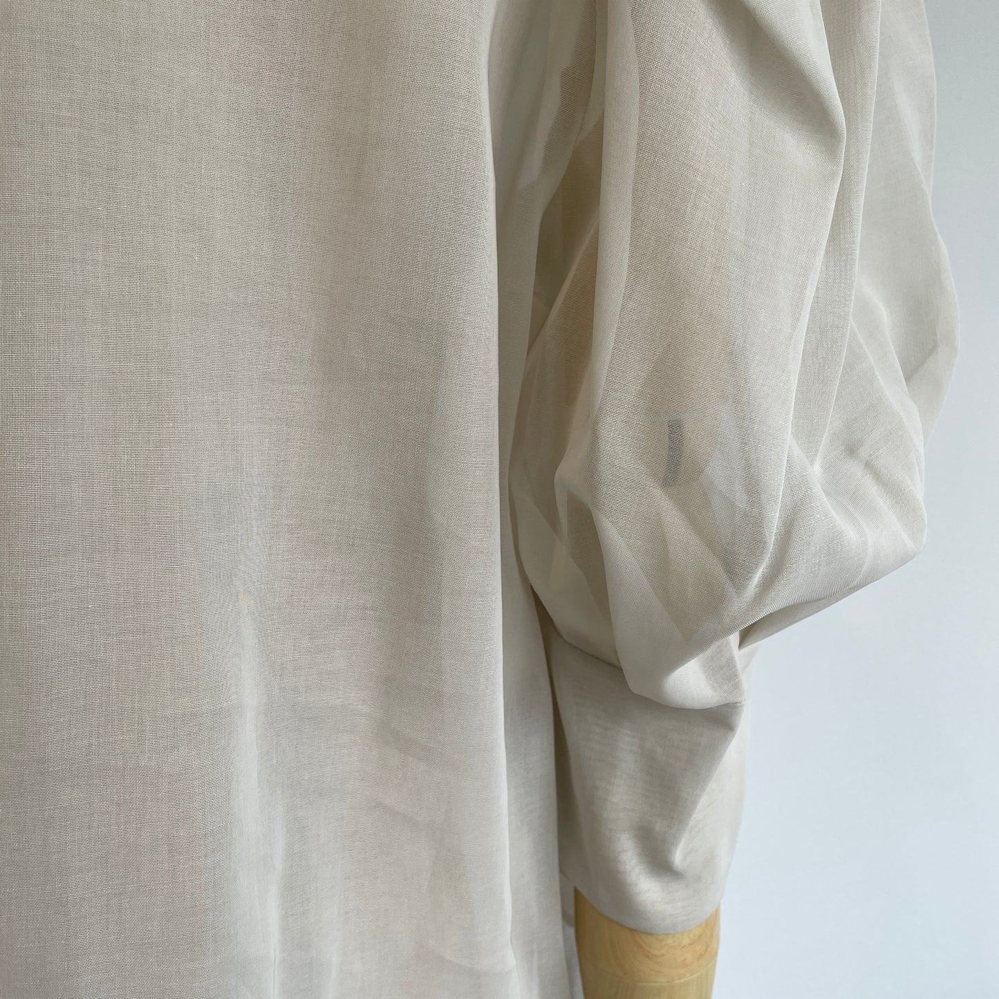 itochi //100/2 cotton organdy transparent blouse