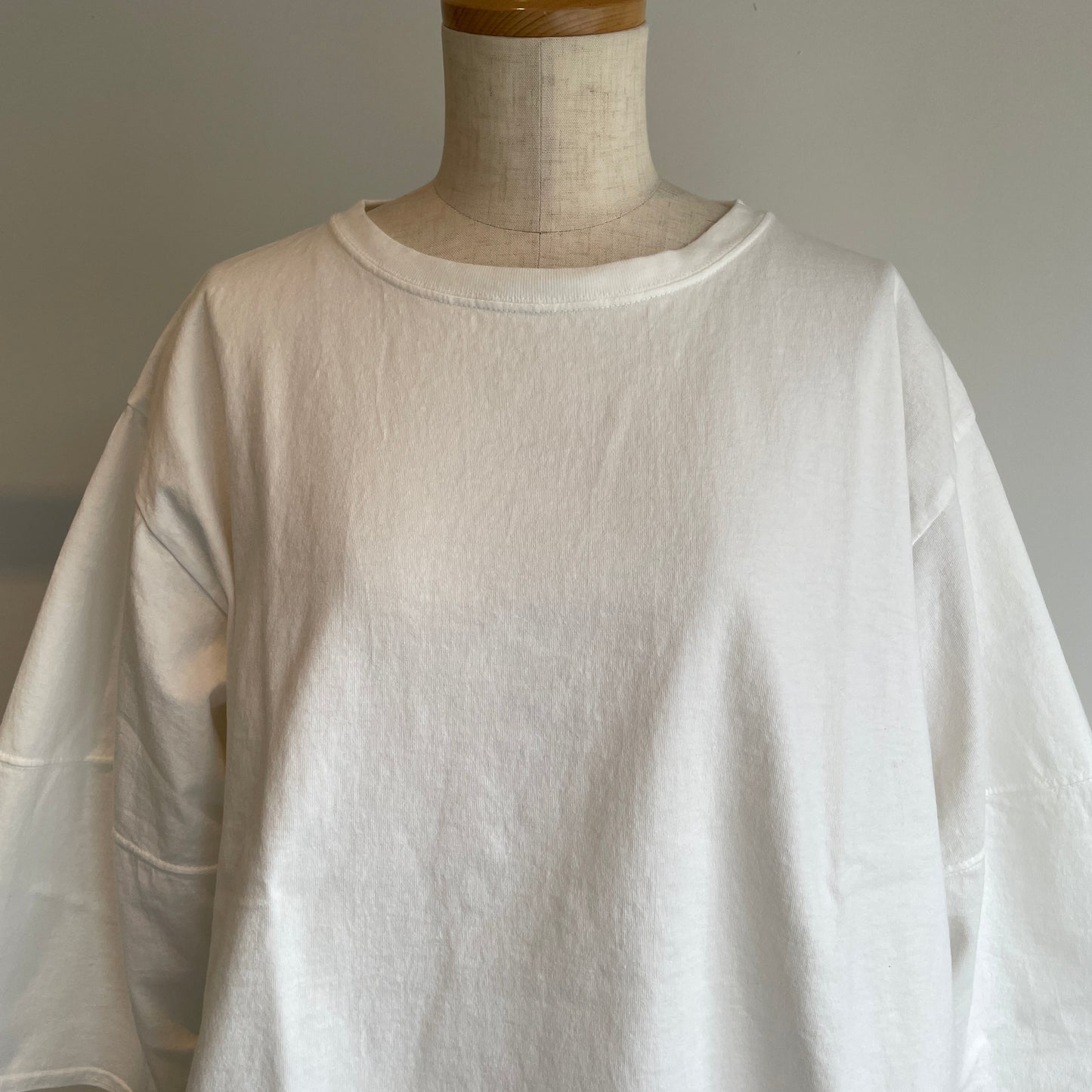 handsofcreation //USA18/-天竺ショート丈ゆるフレアT 01610806