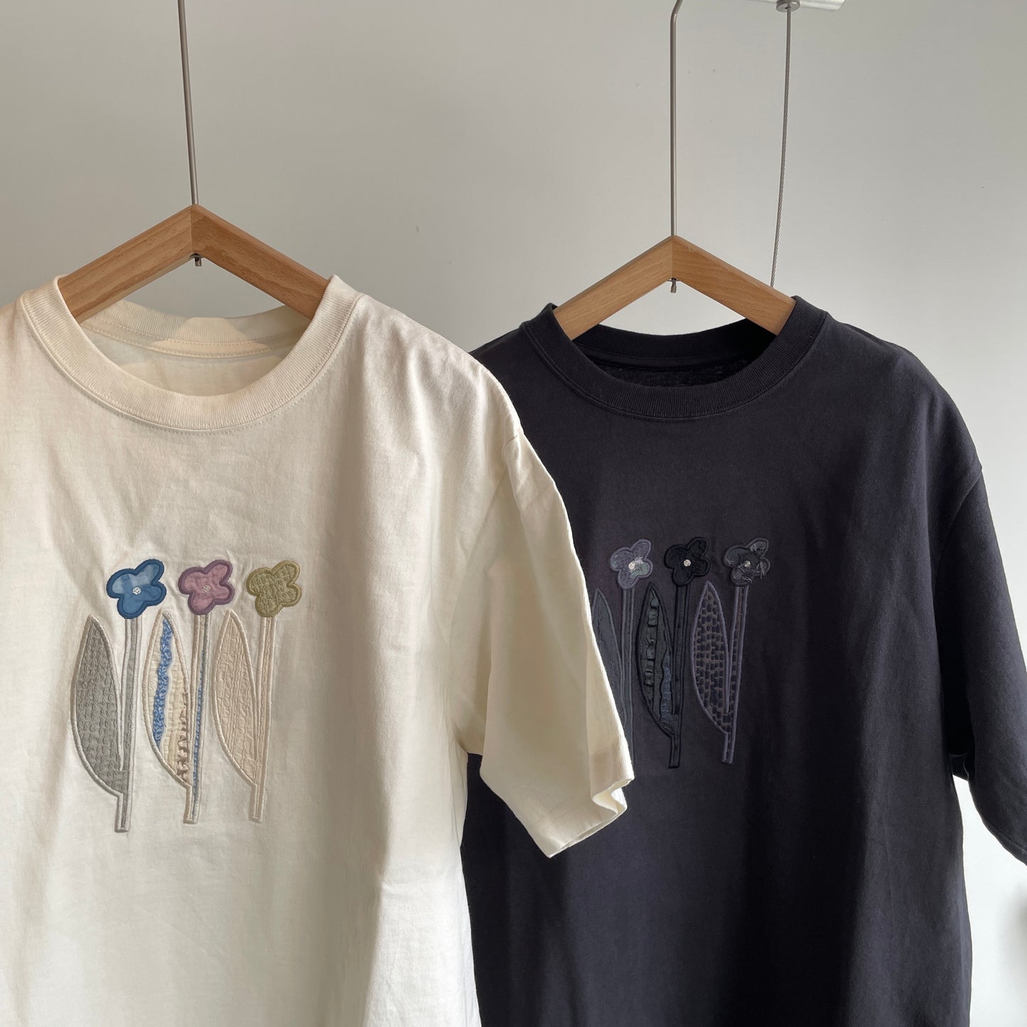 qiri//bloom’applique Tシャツ　6301CT001261