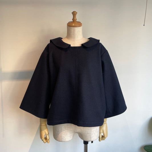 Koton // フラノフラットカラーブラウス　252874