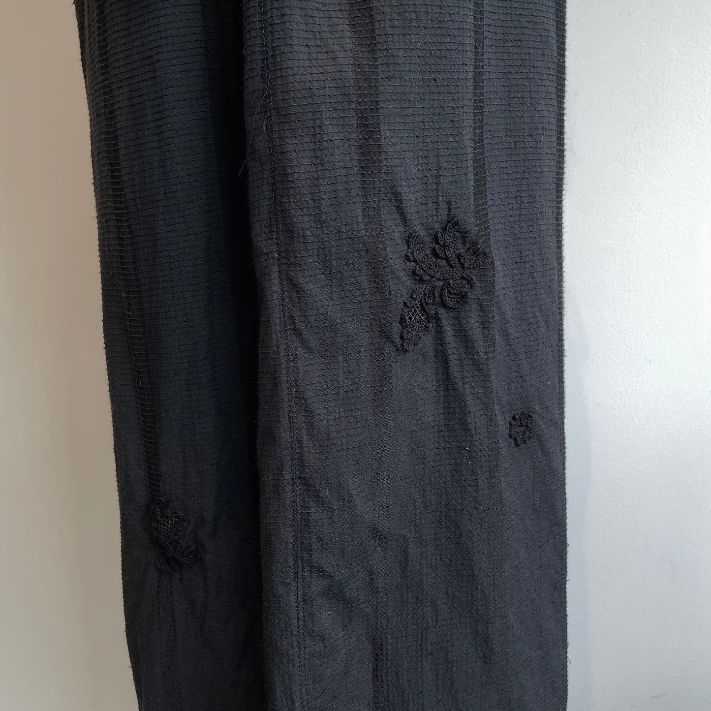 qiri//antique chain embroidery ギャザーパンツ　6301PT011261
