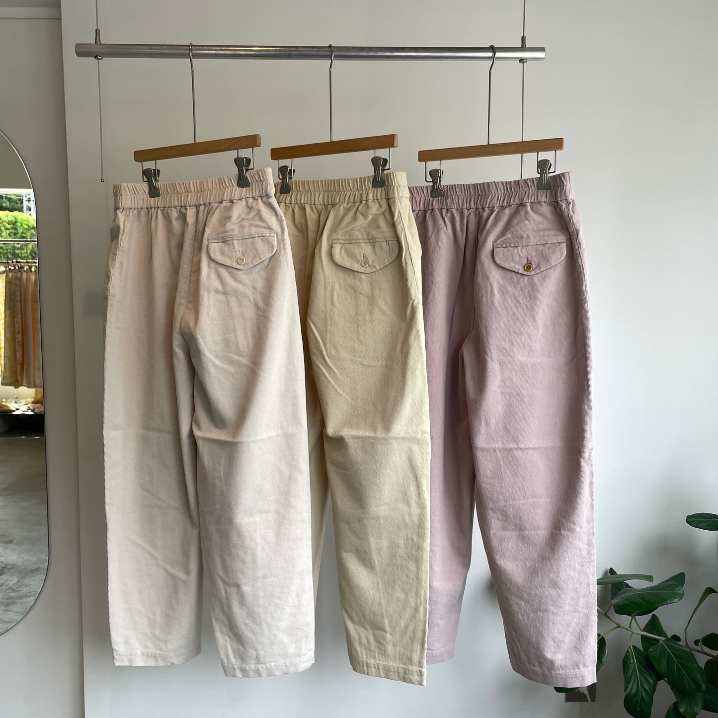 handsofcreation//16Wコール東炊きイージーバレルパンツ01640327