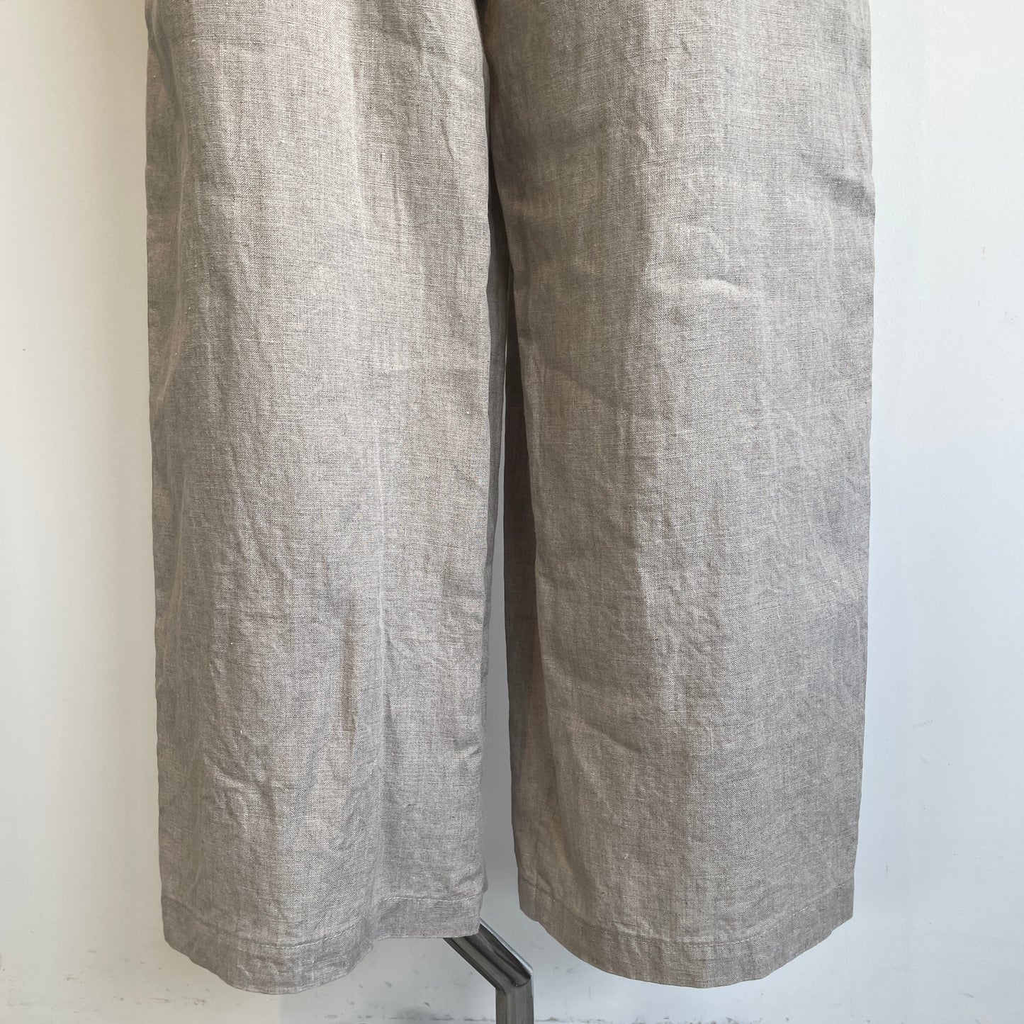 yuni//40/1 Linen easy gum tack パンツ　1701PT028261