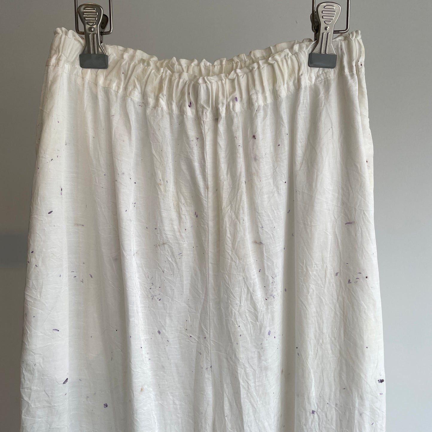 Oo // お花染イージーパンツ