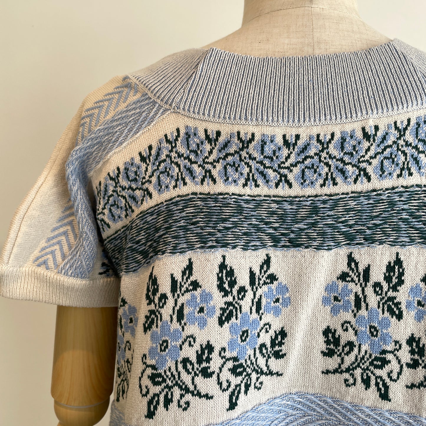 ASEEDONCLOUD //Flower Jacquard Knit Blouse 261807