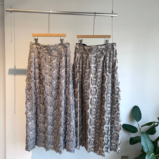 qiri //花野風 jacquard skirt  6301SK001252