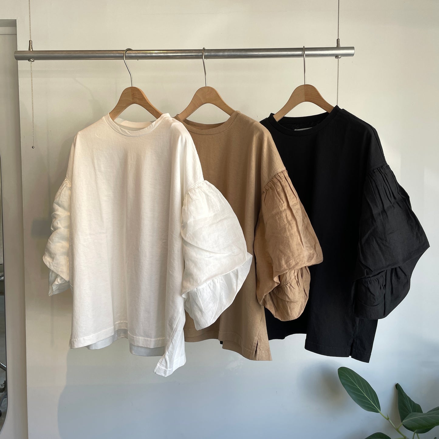 universaltissu//USAコットン バルーンスリーブPOUS262CT034