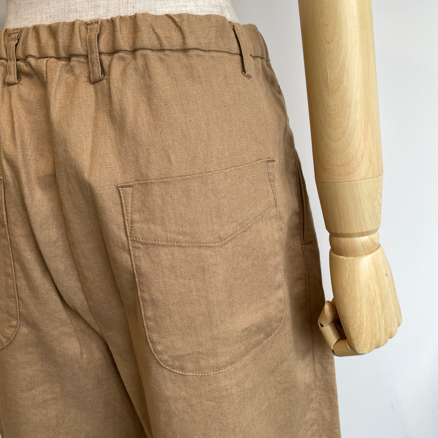 handsofcreation //サフィランリネンストレッチソフトバルーンPT 02320307