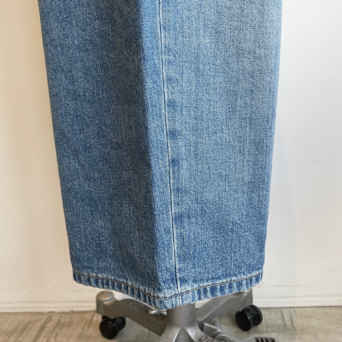haversack//ワイドテーパードヴィンテージウォッシュデニムパンツ