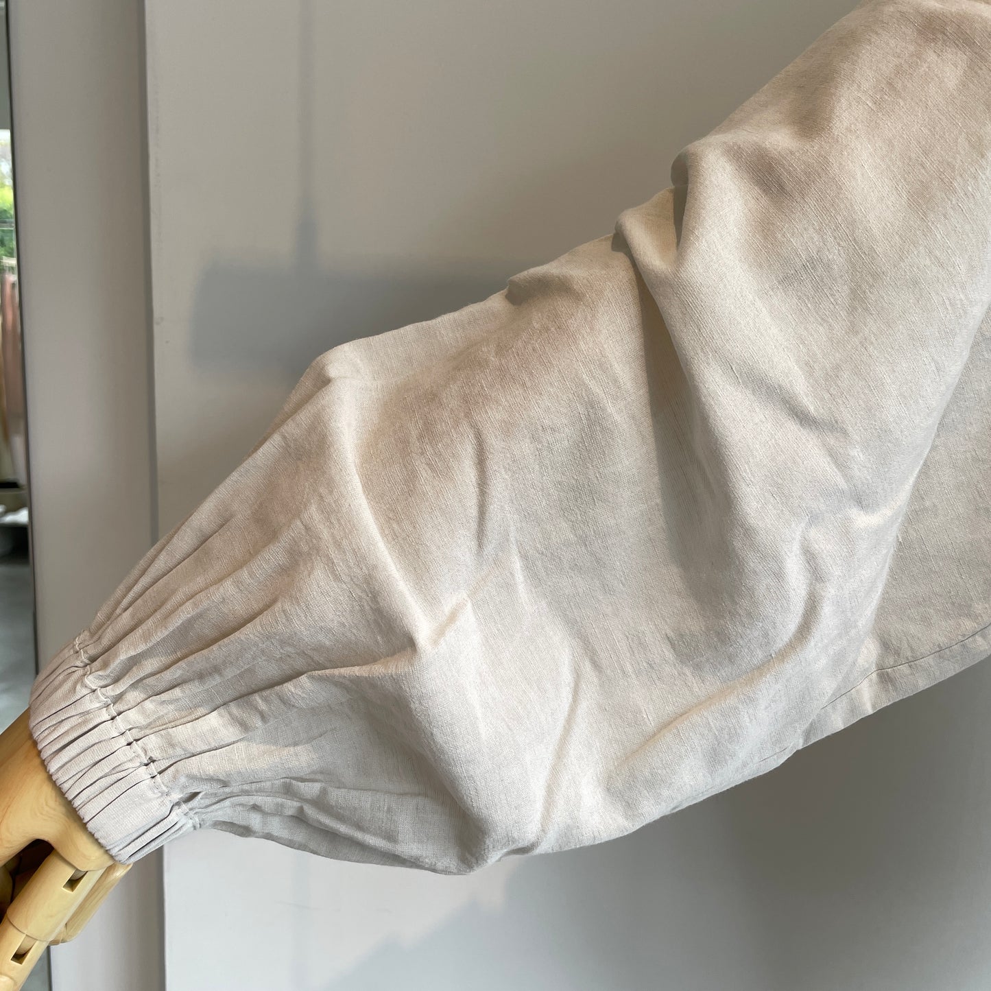 Aさま専用handsofcreation //CV100/2✕ 60/cotton/LinenCloth バンドカラーシアブルゾン　01610403