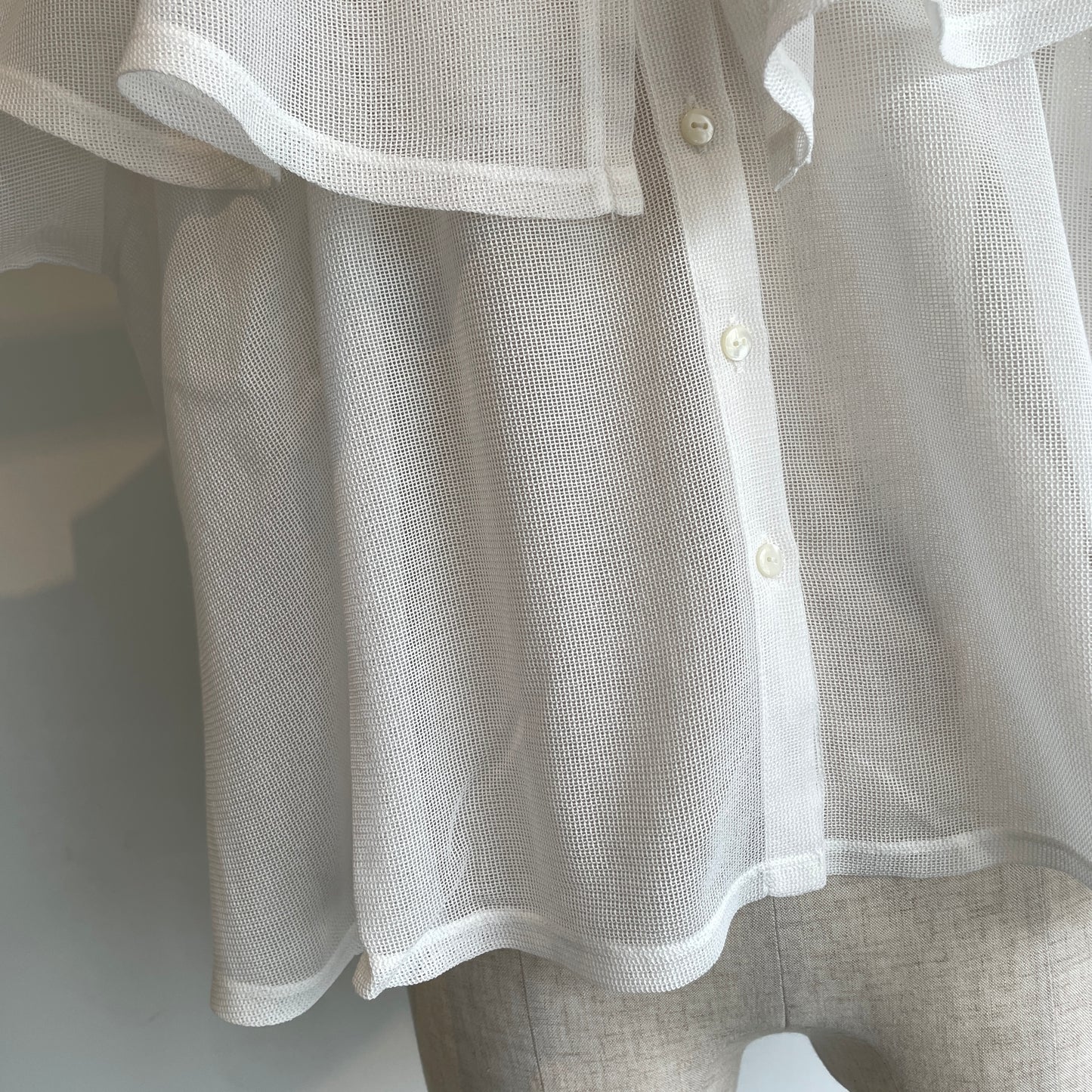 porter des boutons//ワイドカラーカーディガン　P-22-3-063