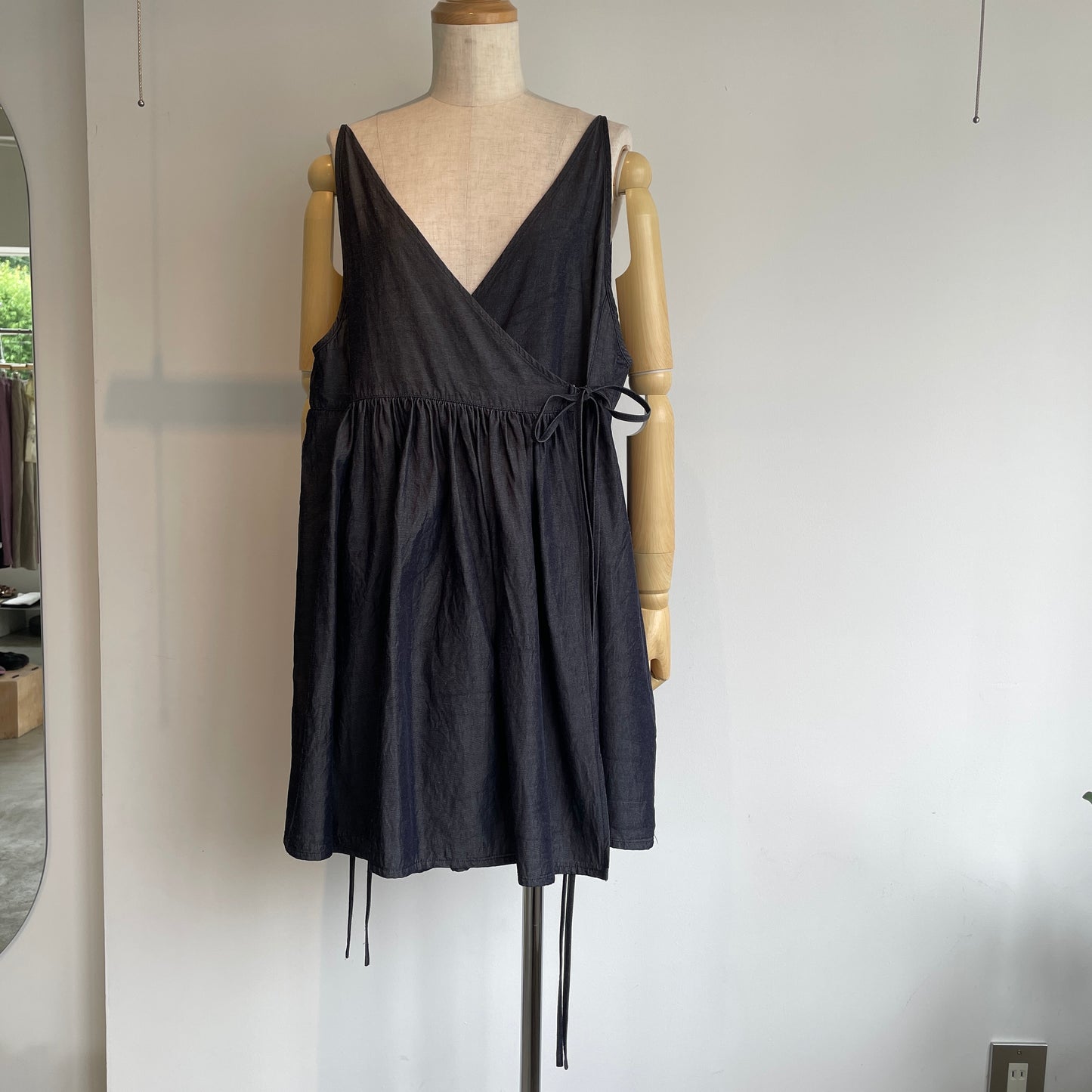 yuni//R/C soft denim cachecoeur bistier blouse 1701BL047261