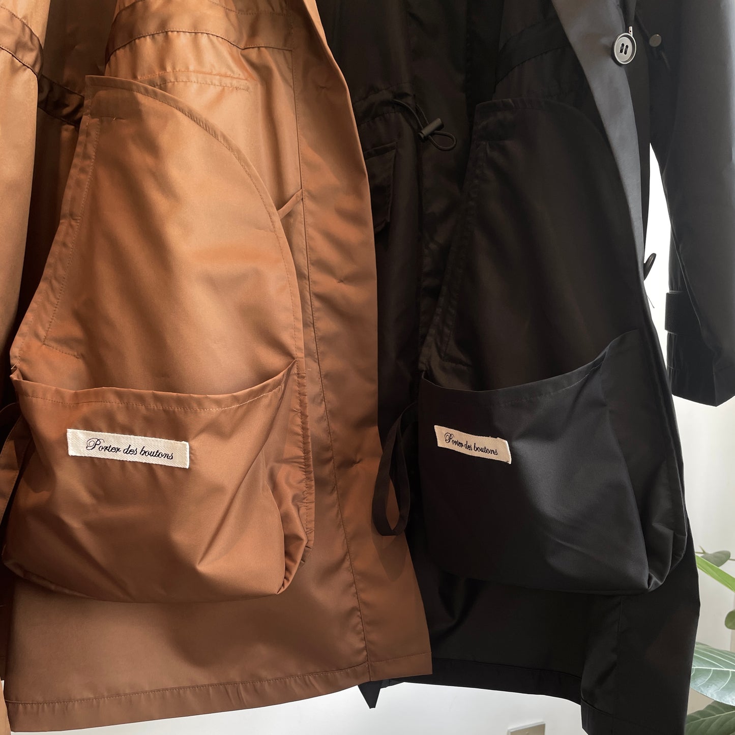 porter des boutons//ポケッタブルコート　P23-1-020