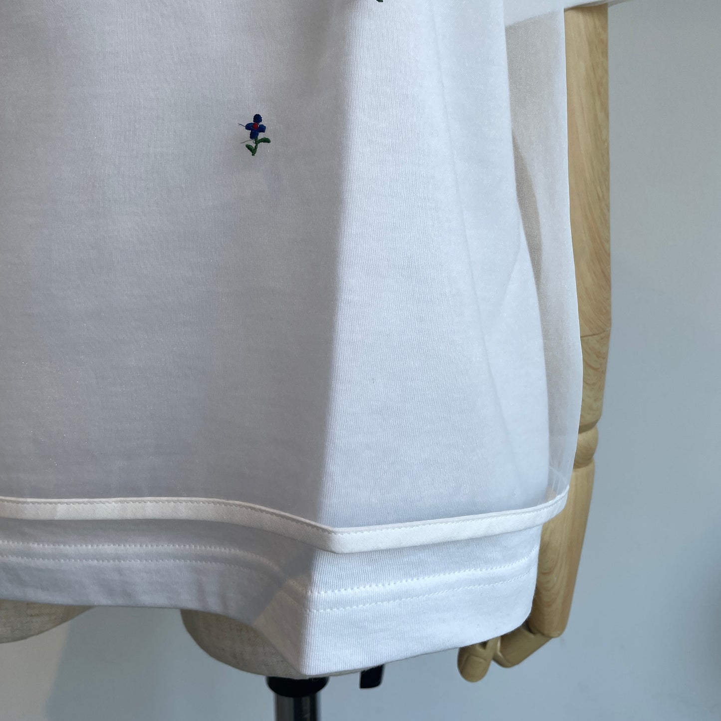 porter des boutons//Petite fleurドゥーブルTシャツ　P21-3-035