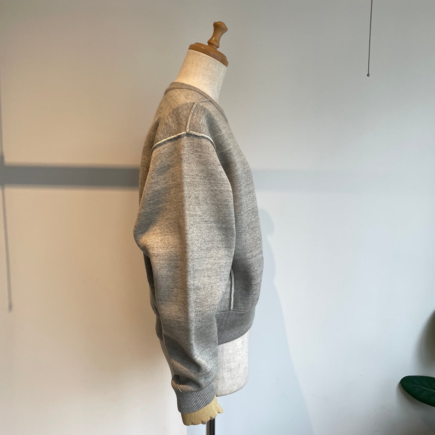 UNDYED //KNIT W FACE TRIM CREW PO USN24SKC060