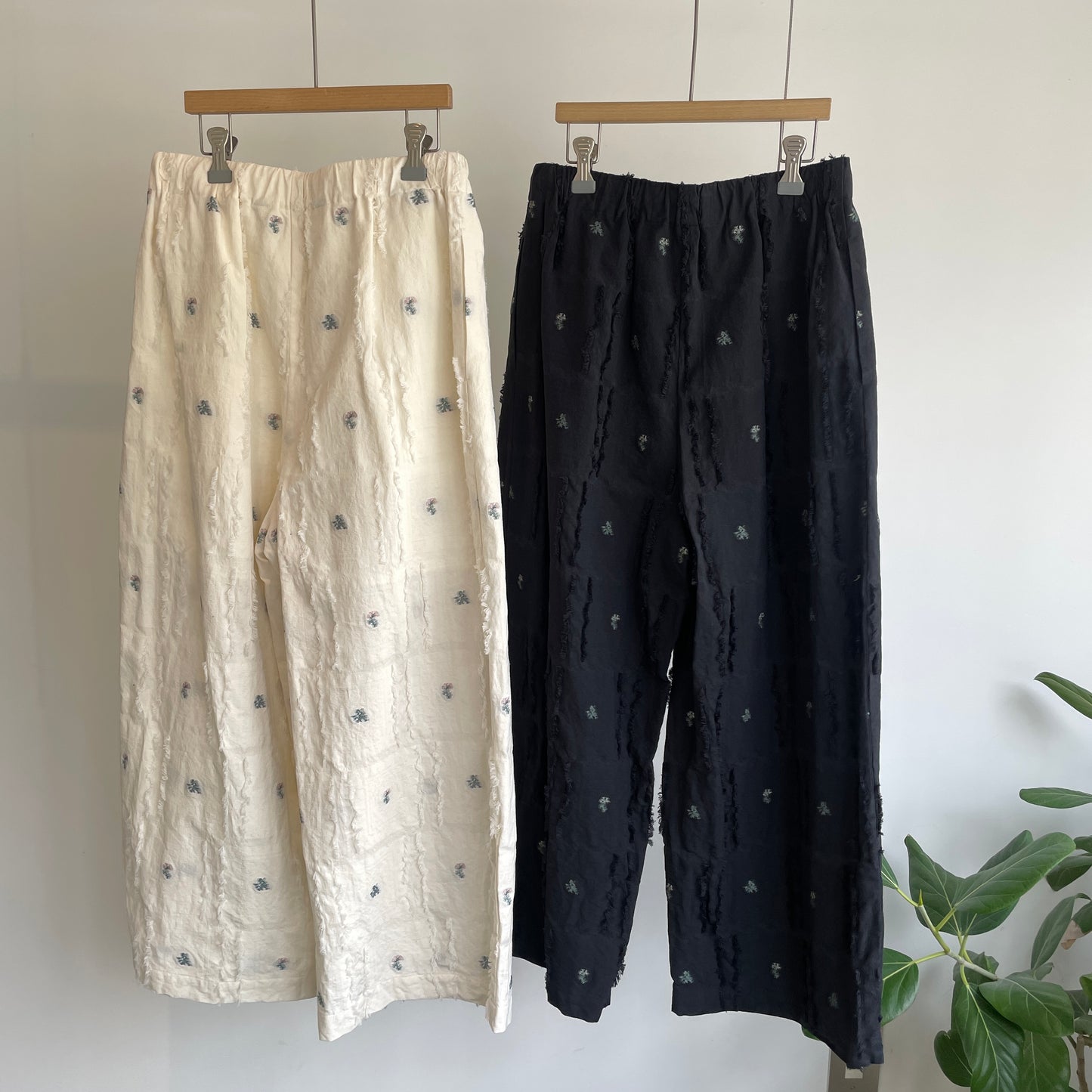 qiri //fleurs' lace jacquard gather PT 6301PT005261