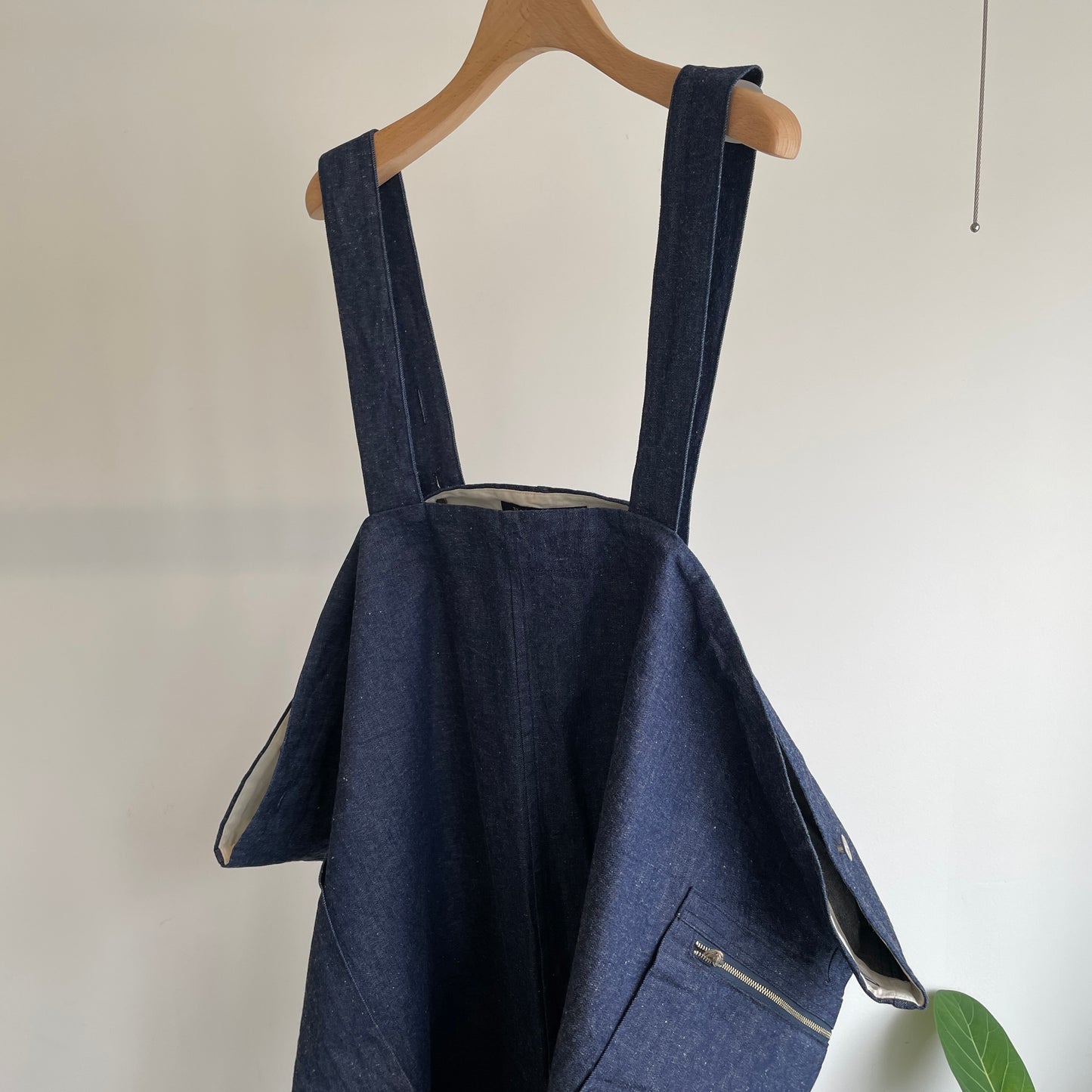 HAVERSACK//90zネップデニムサロペットスカート　362624