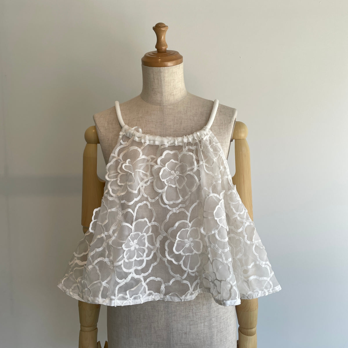 TOURNON.//FLOWER ORGANDYCIRCULAR ブラウスTR26ABL028