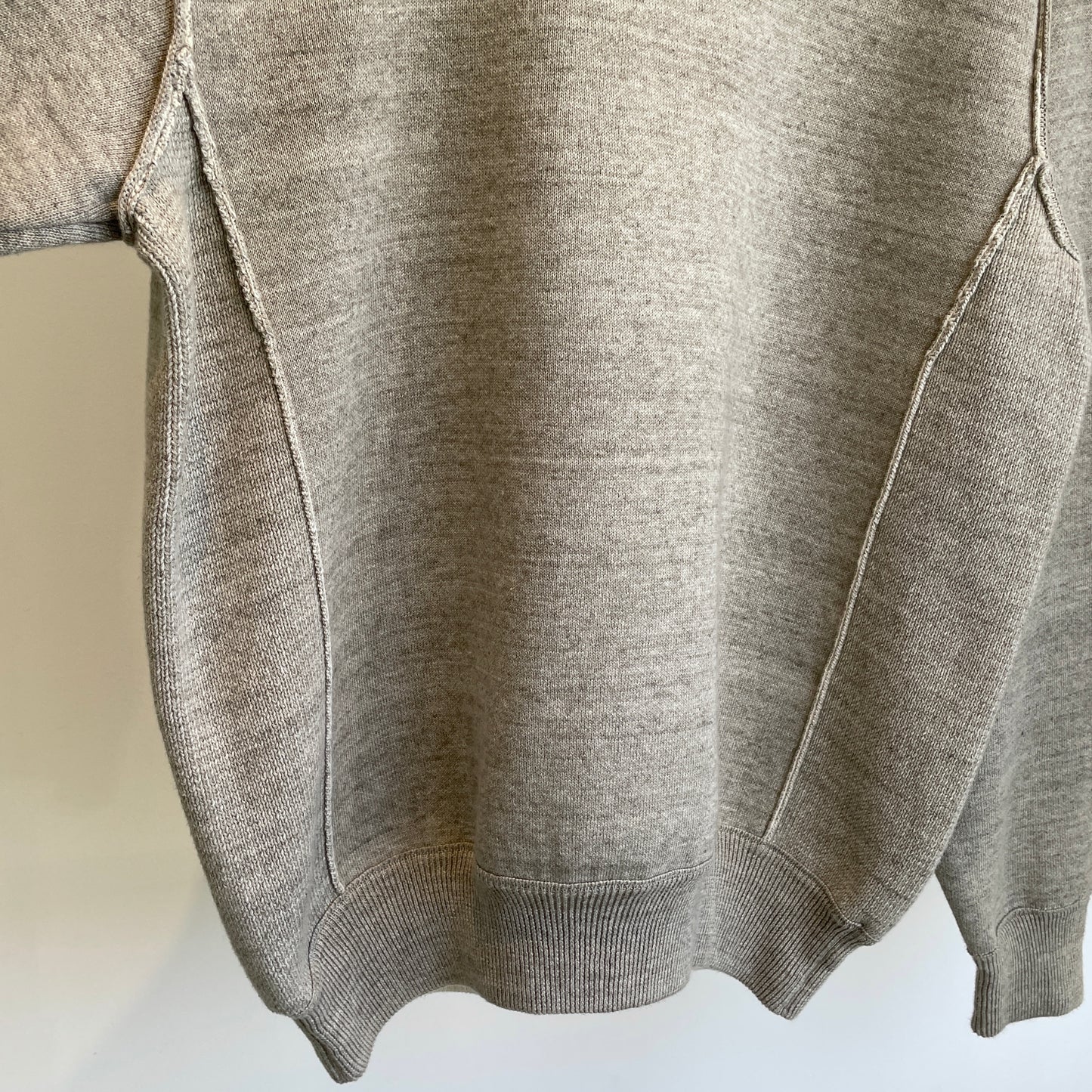 UNDYED //KNIT WFACE TRIM CREW