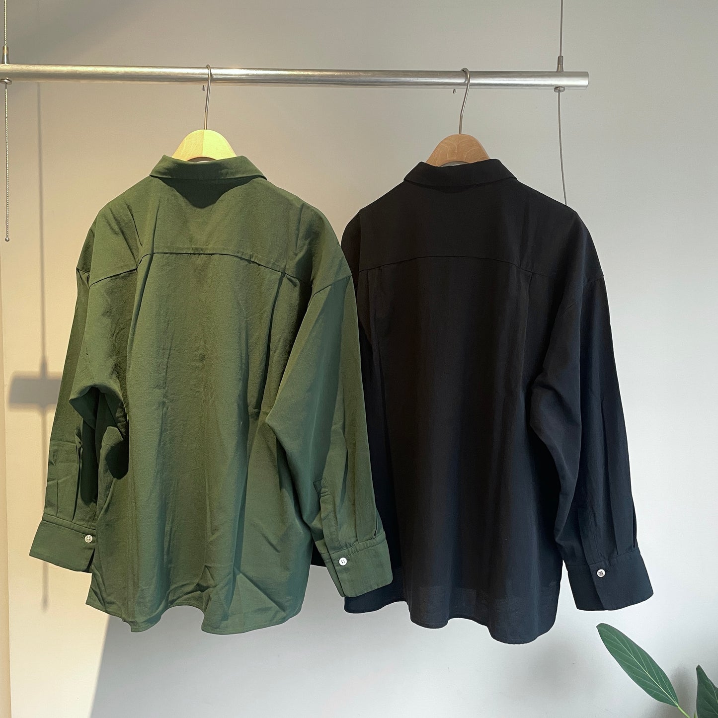 handsofcreation//100/2強撚ガスボイルビエラ フロントタックSHBL 02540615