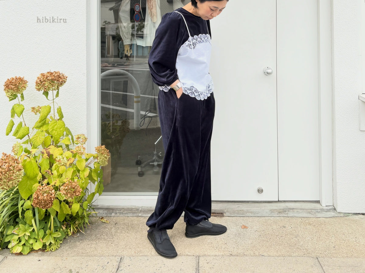 handsofcreation//綿ベロアタックパンツ 01640865
