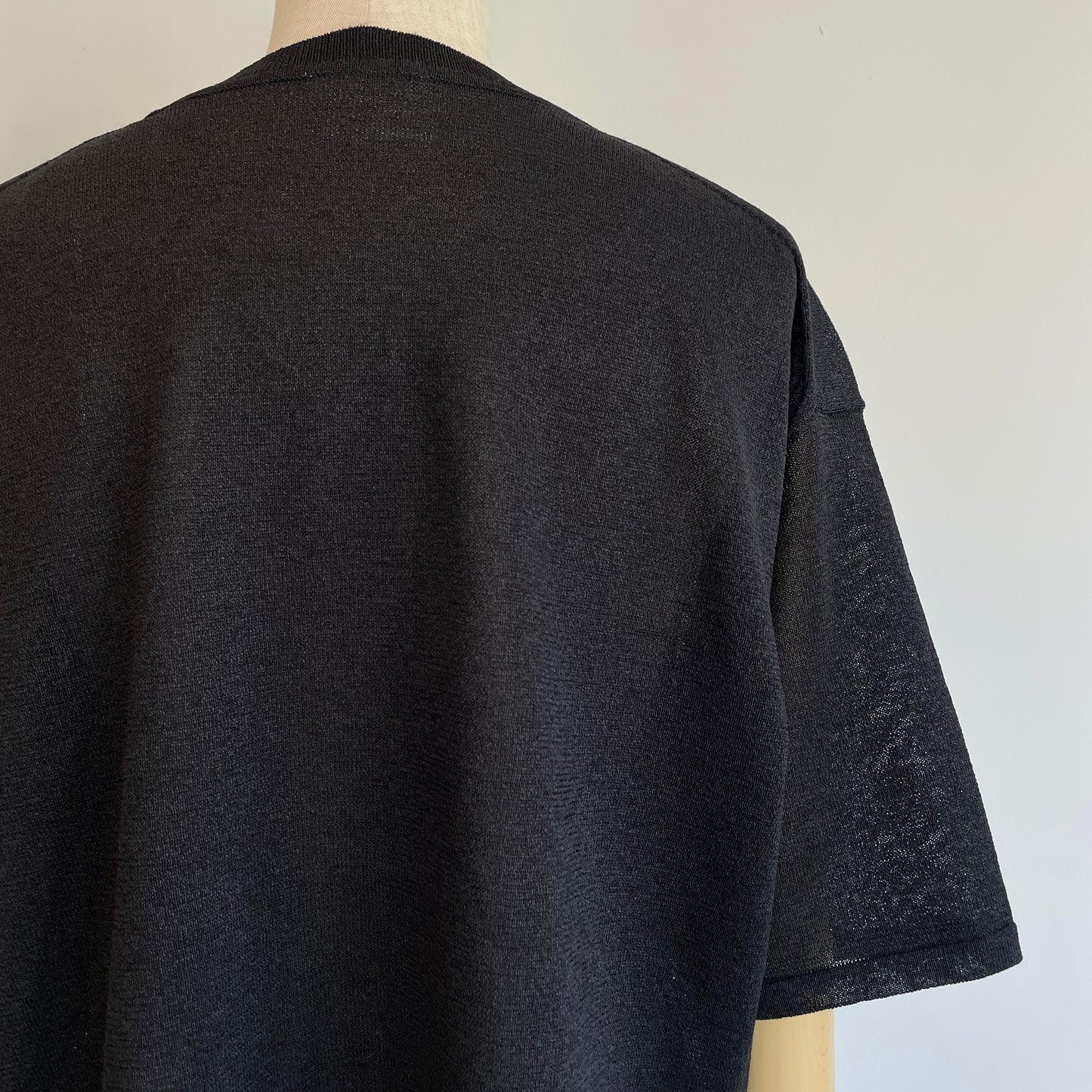 yuni //12G和紙/pehalf sleeves knit Tシャツ　1701KN006261