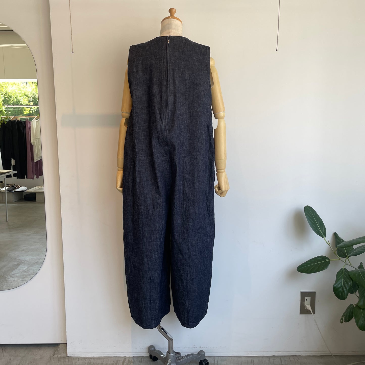 yuni//コットンライトオンス denim オールインワン　1701PT029261