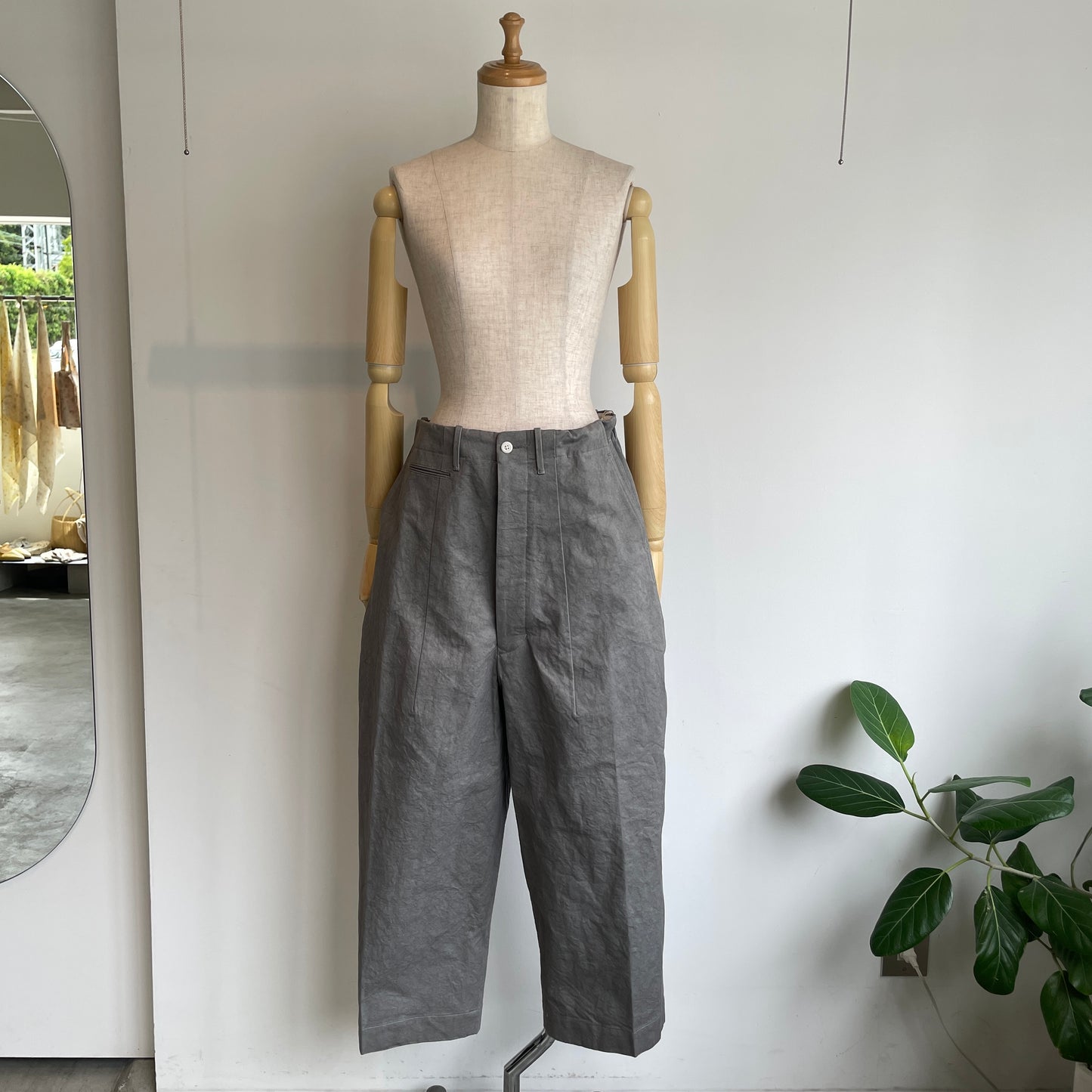 HAVERSACK//高密度ツイルワイドワークパンツ　462624